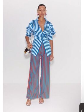 Simon Miller Pia stripe poplin pant